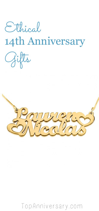 jan 10 2017 ethical 14 year wedding anniversary gift ideas