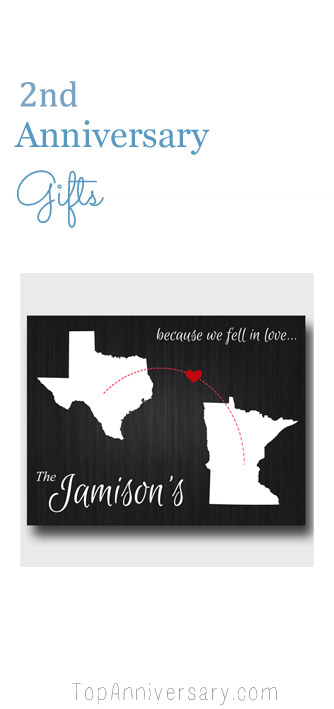 Second Wedding Anniversary Gift Ideas