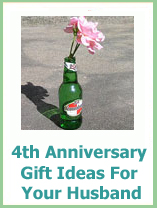 husband 4th wedding anniversary gift ideas