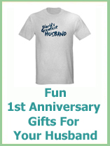 1st Anniversary Gift Ideas For Your Husband