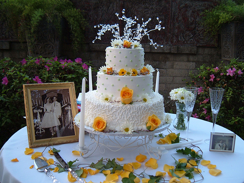 Golden Jubilee Cake Ideas
