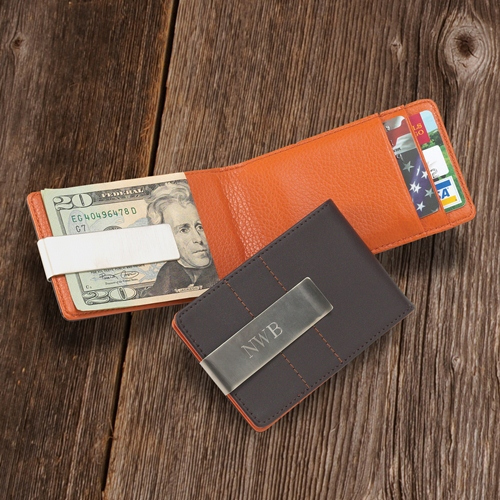 Third Wedding Anniversary Gift Ideas In Leather Personalized Leather Wallet