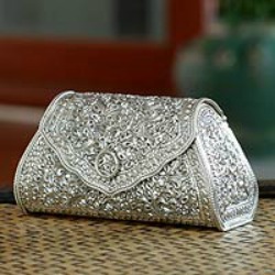 ... Silver purse, 'Kanok Elegance' is an unusual and stunning gift