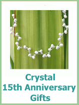 15th anniversary gifts