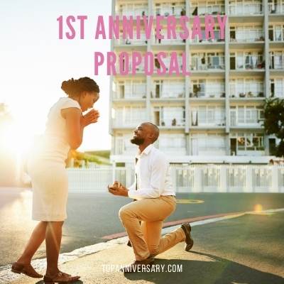 1st anniversary proposal 1st anniversary proposal