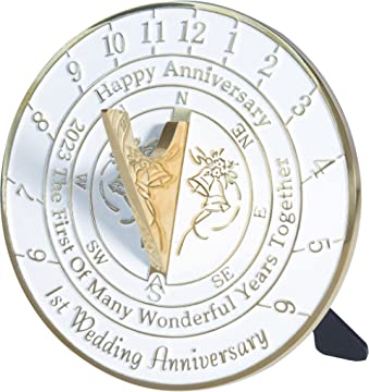 1st anniversary sundial