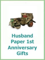 1st anniversary gifts for yuor husband in paper