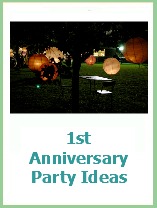 1st anniversary party ideas