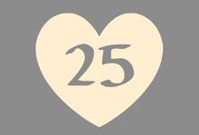 free printable 25th anniversary invitation