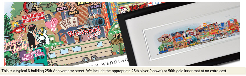 personalized anniversary art