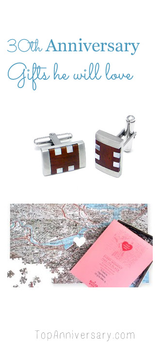 30th Wedding Anniversary Gifts For Your Husband