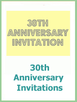 30th anniversary invitations