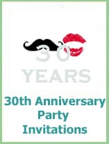 30th anniversary invitations