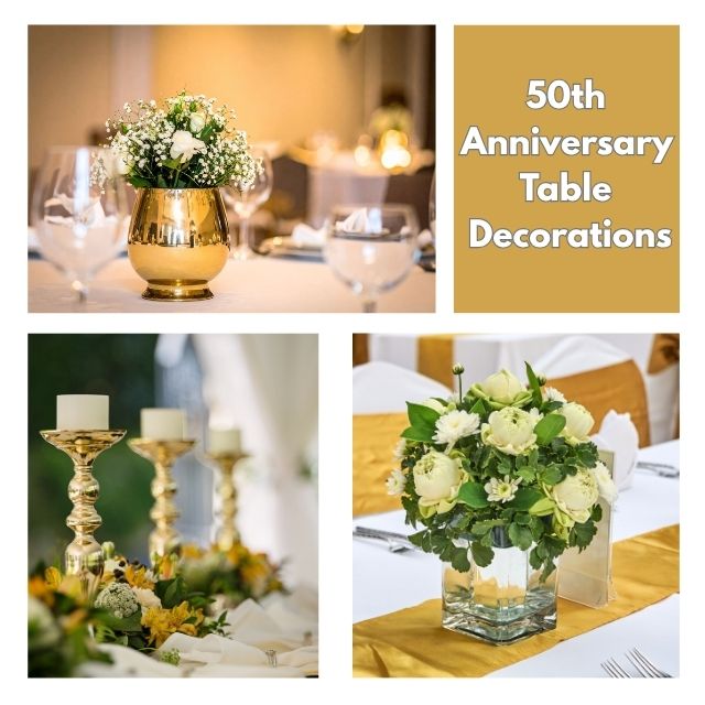 50th anniversary table decorations 50th anniversary table decorations