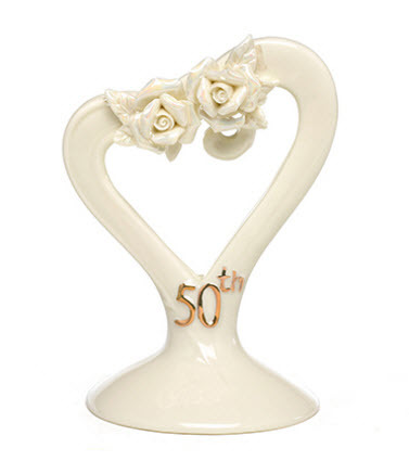 rose anniversary cake topper