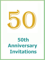 50thanniversary invitations