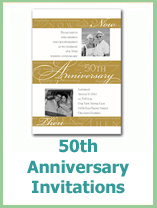 printable 50th wedding anniversary invitations