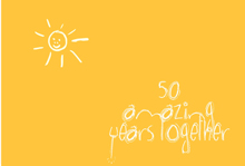 50th anniversary invitation with sunshine 50th anniversary invitation with sunshine