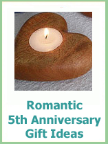 romantic 5th anniversary gift ideas