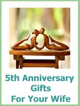 5th anniversary gift ideas for your wife