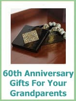  60th  Wedding  Anniversary  Gift Ideas  For Parents