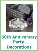 60th anniversary party decorations