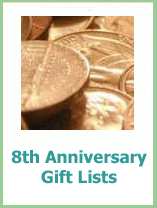 Traditional Wedding  Anniversary  Gifts  Ideas  By Year For 