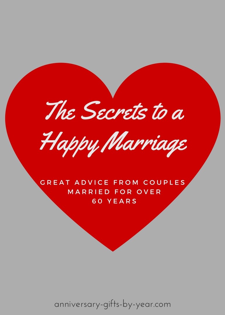 advice for a happy marriage