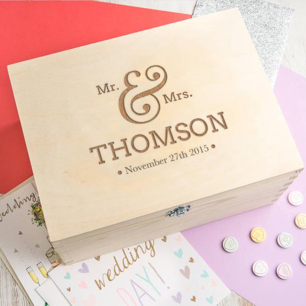 personalized anniversary box