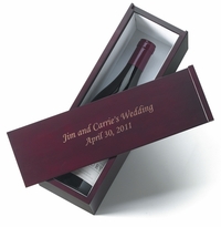 personalized anniversary wine box