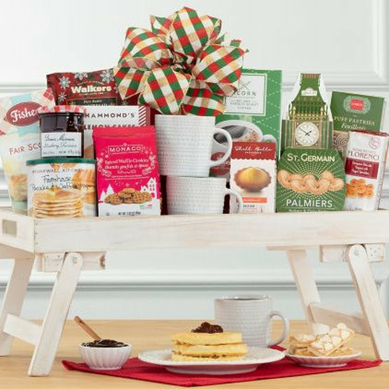 breakfast in bed gift basket