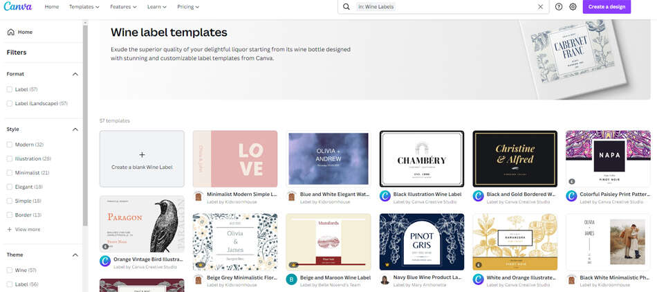 21 labels per page template free