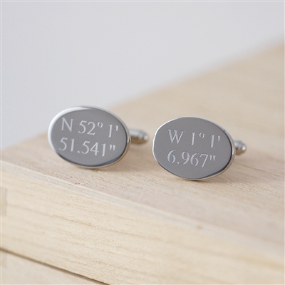 silver coordinate cufflinks