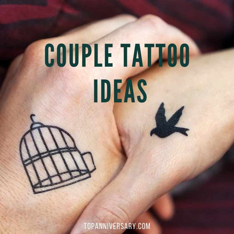 Cute Wedding Anniversary Tattoos For Couples
