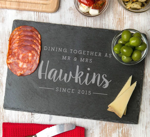 slate sharing board personalized