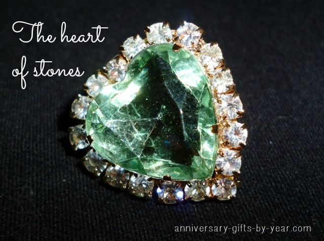 35th Anniversary Gemstone Emerald Heart