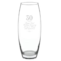 personalized Anniversary year vase