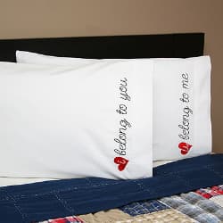 2nd anniversary pillowcase