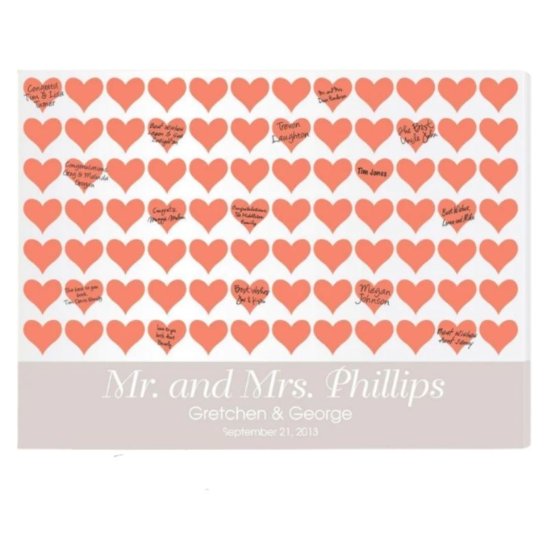 heart signature canvas