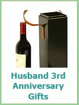 3rd anniversary gifts for husband