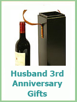 husband 3rd wedding anniversary gifts