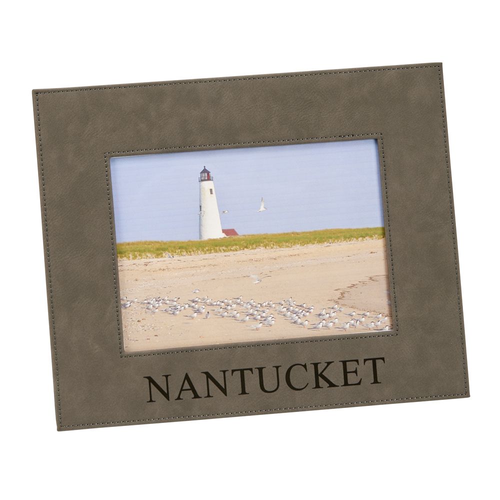 leather anniversary frame