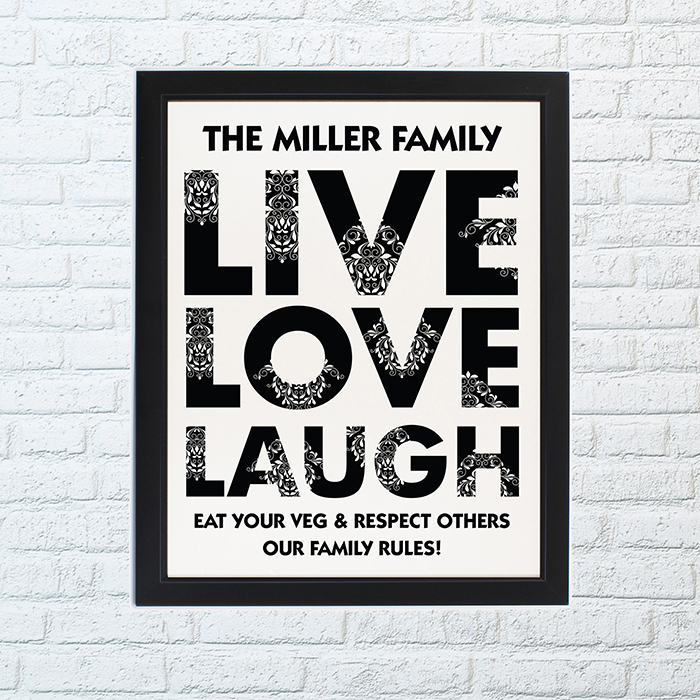 Couples Live Laugh Love Poster