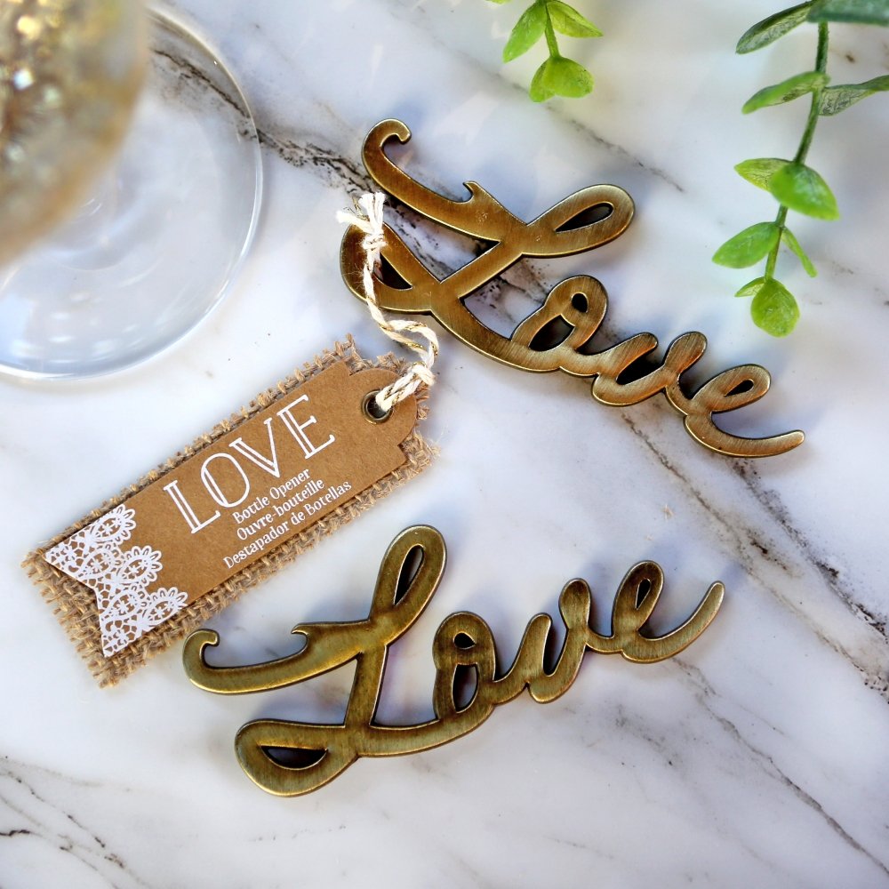 personalized gold cheers favors