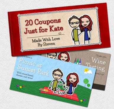 romantic love coupons
