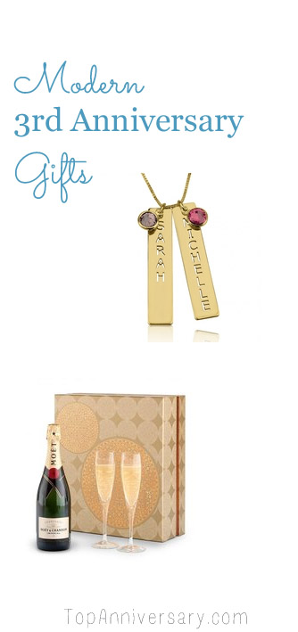 3rd year anniversary gifts