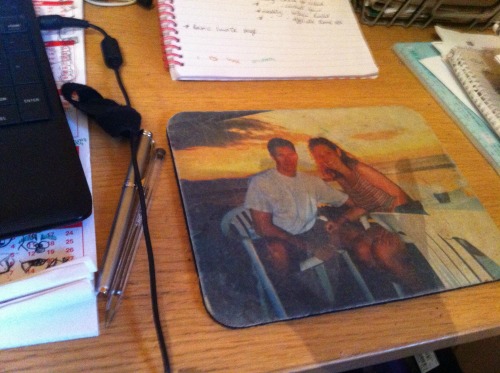 personalized couples mousepad