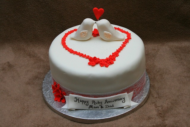 20th Wedding Anniversary Cake Toppers