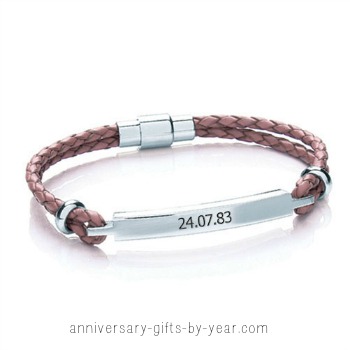 personalized anniversary bracelet