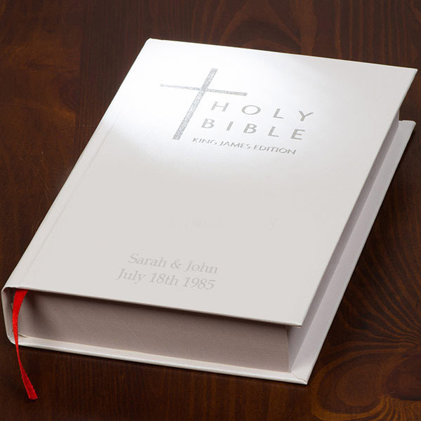 personalized Bible for couples Anniversary